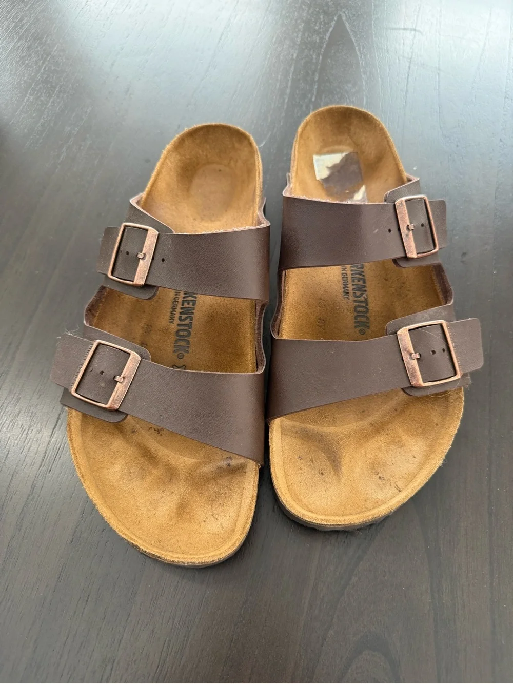 Birkenstock Arizona Brown Leather Sandals